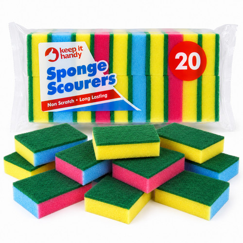 Pack sponge scourers - 20,