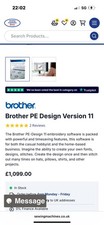 Brother PE Design Version 11 Software package for Embroidery Machine.