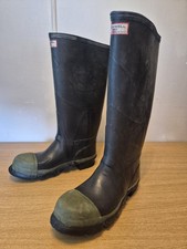 Mega Rare Vintage Uniroyal Rockwell Mens Safety Rubber Wellies size 7 EU 41 