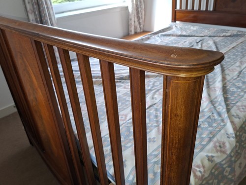 Mahogany edwardian double - edwardian,