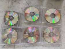 NEW 6 CD Recordable 700MB Multispeed Compact Disc IMPEGA make with 6 clear cases