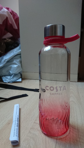 Costa coffee red borosilicate - coffee,