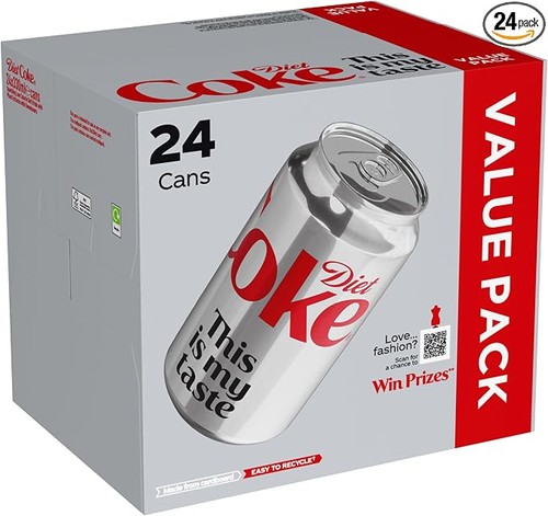 Diet coke can cola - diet, ml