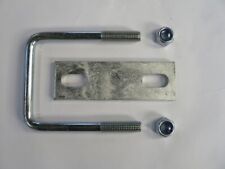 M12 zinc plated square u-bolts