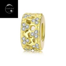 Sterling Silver 925 Charm Gold