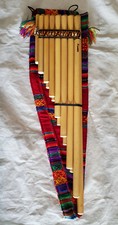 Professional 15 Pipe Ramos Basto Zampoña Pan Flute With Case, NEW!