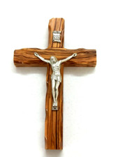 Cross Crucifix Wall Olive Wood
