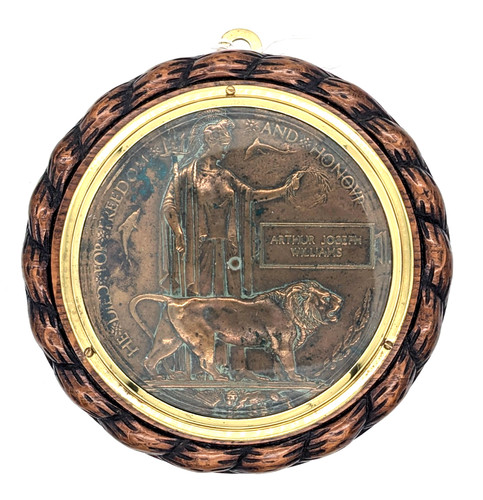 Ww1 mounted death plaque - ww1,