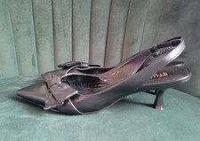 Stuart Weitzman Black Leather