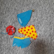 Vintage Noddy clothes HAT SCARF SHORTS ONE SHOE!! Good  condition found in roof 