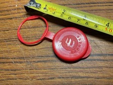 Vintage Retro Express Dairies Red Plastic Top For Milk Bottles In Working Order