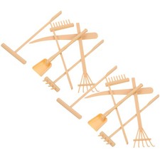  2 Set Garden Accessories Mini Tools Small Sand Rake Sandbox for Desk