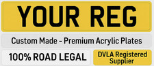 Premium 2D Number Plates | UK