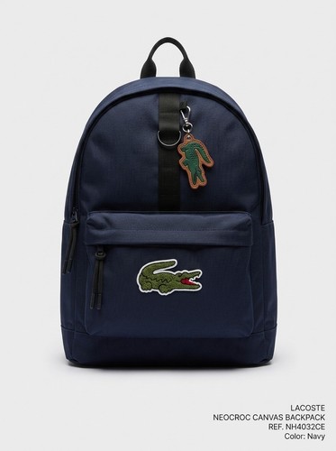 Lacoste backpack blue - lacoste,