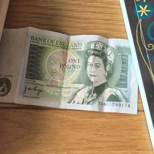Bank england one pound - of, £1