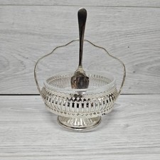 Vintage Silver Plated & Glass