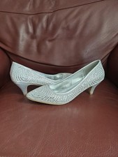 Silver rhinestone-embellished