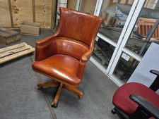 Brown Leather Directors Chair