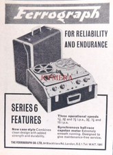 Ferrograph reel - ferrograph, tape