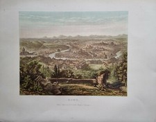 1878 ANTIQUE LITHOGRAPH PRINT