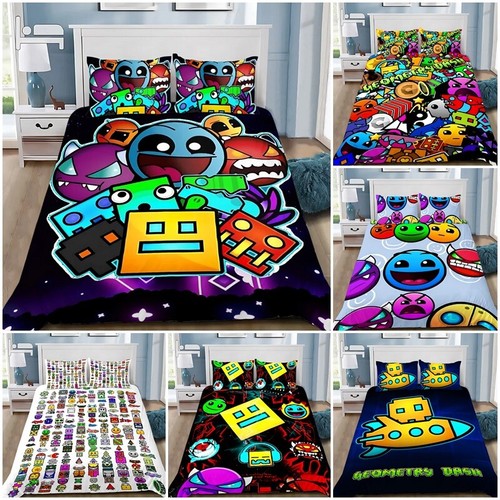 Kids geometry dash duvet - kids, 3d