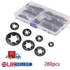 280pcs Push On Locking Washers