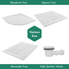 SMC White Shower Tray for