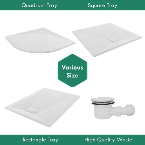 Smc white shower tray - shower, for