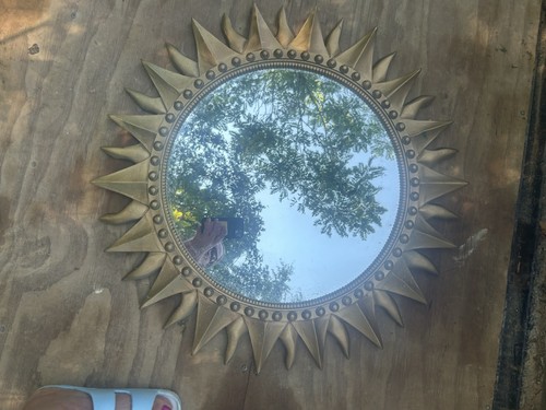 Vintage starburst mirror - vintage,