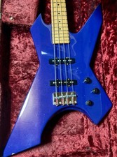Killer KB-Dagger JJ Blue Electric Bass Guitar Used
