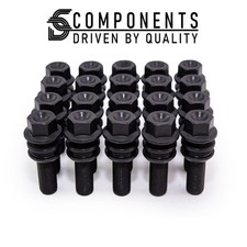 20 BLACK WHEEL BOLTS FOR