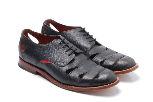 Grenson charcoal grey leather - charcoal,