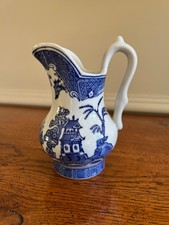 Blue and white jug, vase with
