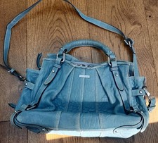 Oushka Turquoise / Blue Leather bag