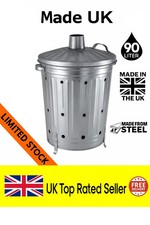 LARGE 90LTR INCINERATOR FIRE