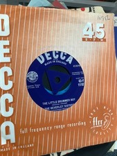 The Beverley Sisters   The Little Drummer Boy.  7” vinyl. 1959. Decca
