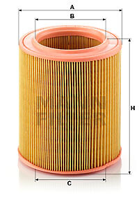 1577 mann filter air - c, mann-filter