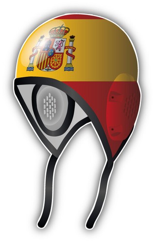 Spain flag water polo cap - spain, car