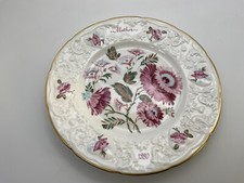 Coalport - Mother Plate 1980 - Victorian Sampler Plate - Split Stitch - Mum