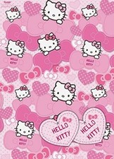 2 Sheets Hello Kitty Pink Gift