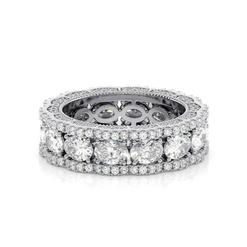 Diamond band lab grown - band,