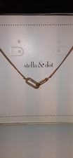Stella & Dot rose gold pave