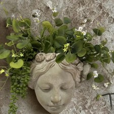 Lady Head Wall Planter Flower