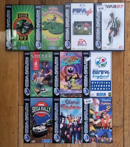 Sega saturn games - saturn,