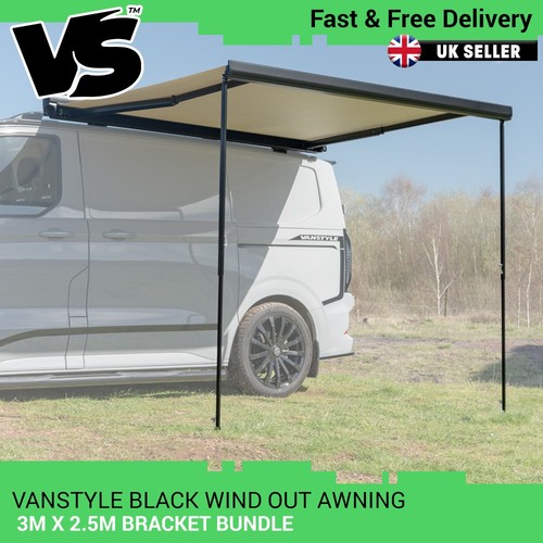 Campervan wind out awning - wind,