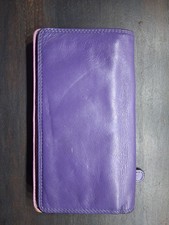 Graffiti Leather Purse Multi-color