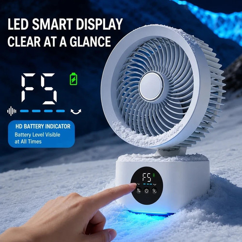 Portable air circulation fan - portable,