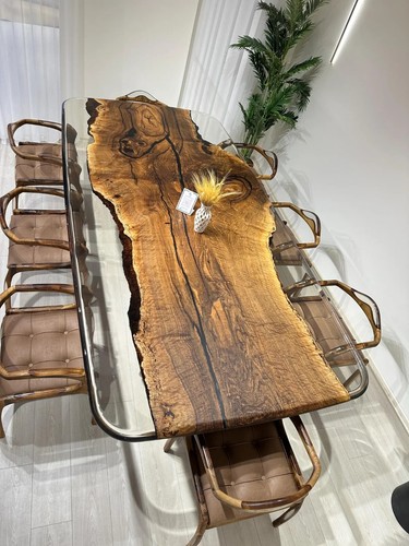 Handmade walnut office desk - office,