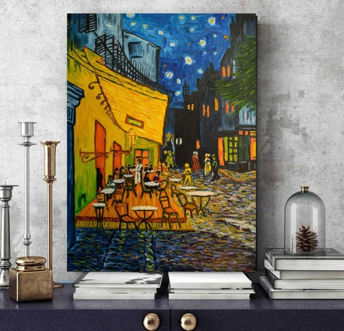 Van gogh terrace night - gogh, cafe
