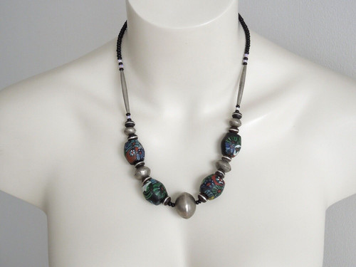Tuareg africa necklace murano - necklace,